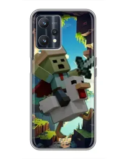 Чохол для Realme 9 з картинкою «Стів та гусь»