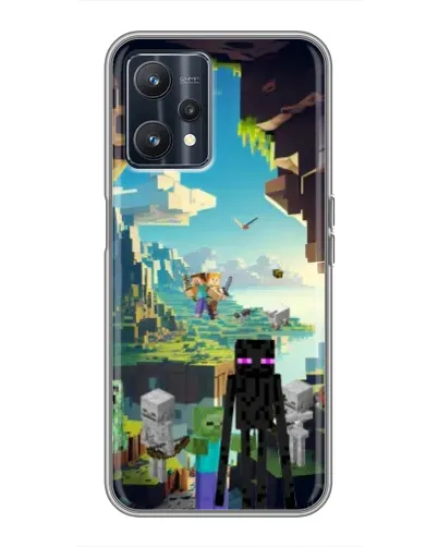 Чохол для Realme 9 з картинкою «Ендермен у лісі»