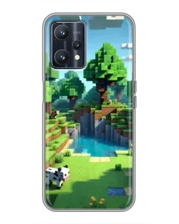 Чохол для Realme 9 з картинкою «Minecraft літній день»