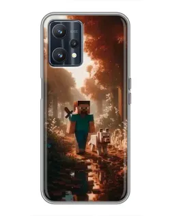 Чохол для Realme 9 з картинкою «Стів у лісі»