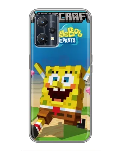 Чохол для Realme 9 з картинкою «Губка Боб Minecraft» Чохол для Realme 9 з картинкою «Губка Боб Minecraft»