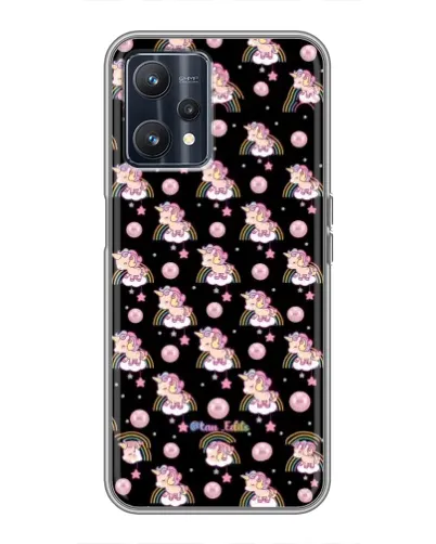 Чехол для Realme 9 с картинкой «Magic Unicorn паттерн»