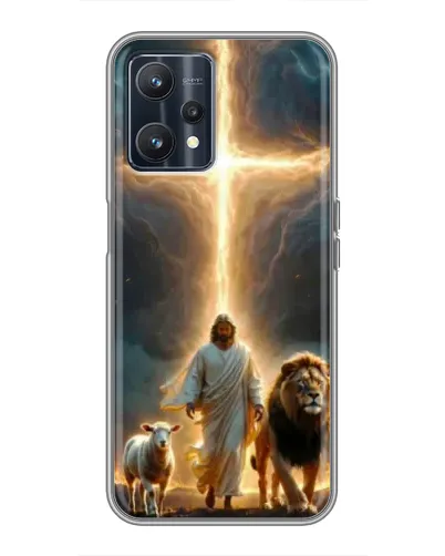 Чехол для Realme 9 с картинкой «Лев Иуды и Свет»