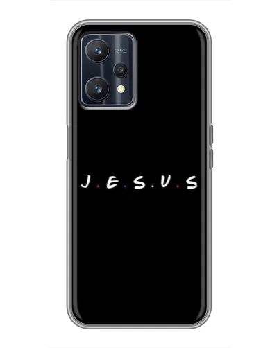 Чехол для Realme 9 с картинкой «Точки веры J.E.S.U.S.»
