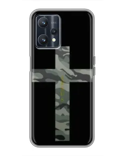 Чехол для Realme 9 с картинкой «Милитари Крест»