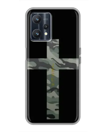 Чехол для Realme 9 с картинкой «Милитари Крест»