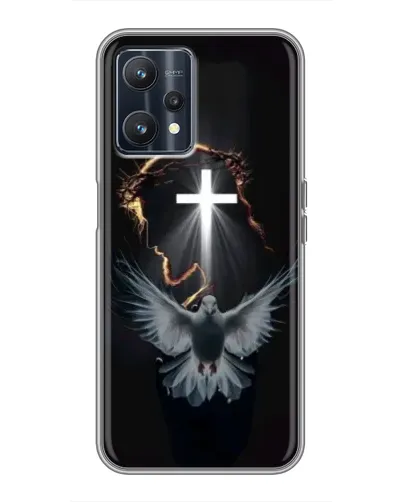 Чехол для Realme 9 с картинкой «Голубь и Свет»