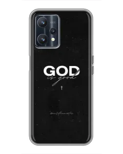 Чехол для Realme 9 с картинкой «GOD — Бог над всем»