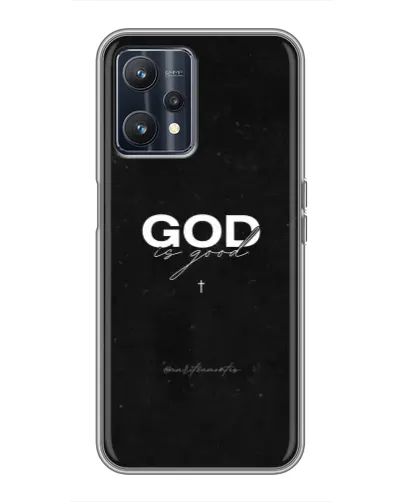 Чехол для Realme 9 с картинкой «GOD — Бог над всем»