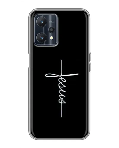 Чехол для Realme 9 с картинкой «Тонкая линия веры»
