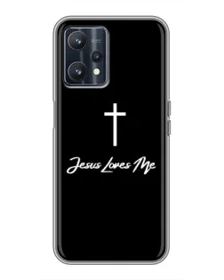 Чехол для Realme 9 с картинкой «Иисус любит тебя»