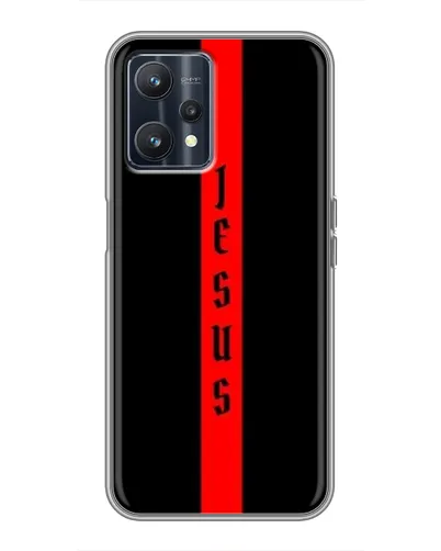 Чехол для Realme 9 с картинкой «Красная линия веры»