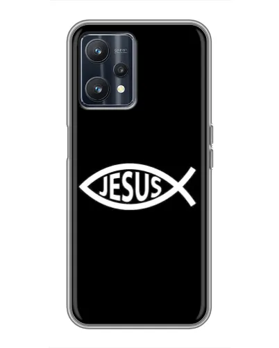 Чехол для Realme 9 с картинкой «Классический Jesus»