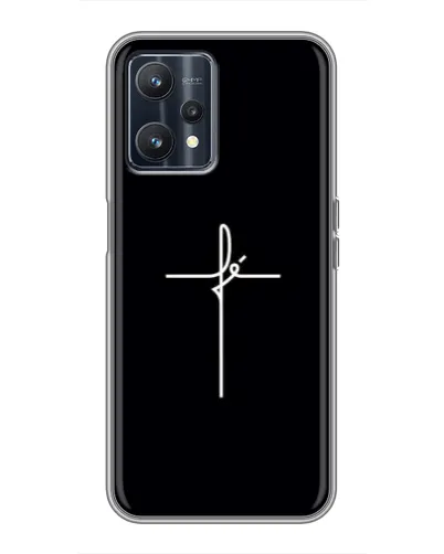 Чехол для Realme 9 с картинкой «Тонкий крест» Чехол для Realme 9 с картинкой «Тонкий крест»