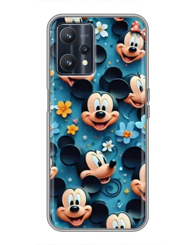 Чохол для Realme 9 з картинкою «Паттерн Міккі та Мінні» Чохол для Realme 9 з картинкою «Паттерн Міккі та Мінні»
