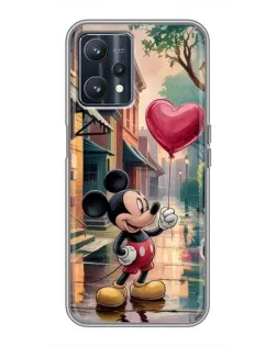 Чехол для Realme 9 с картинкой «Микки и шарик-сердце» Чехол для Realme 9 с картинкой «Микки и шарик-сердце»