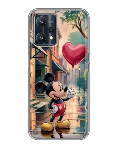 Чохол для Realme 9 з картинкою «Міккі та кулька-серце» Чохол для Realme 9 з картинкою «Міккі та кулька-серце»
