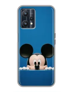 Чехол для Realme 9 с картинкой «Микки выглядывает» Чехол для Realme 9 с картинкой «Микки выглядывает»
