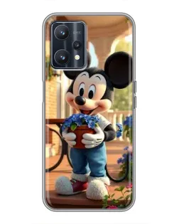 Чохол для Realme 9 з картинкою «Міккі садівник»