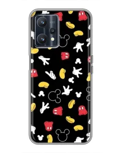 Чохол для Realme 9 з картинкою «Графічний принт лапок»