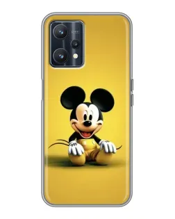 Чохол для Realme 9 з картинкою «Міккі на жовтому»