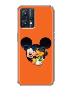 Чохол для Realme 9 з картинкою «Серце Міккі Мінні»