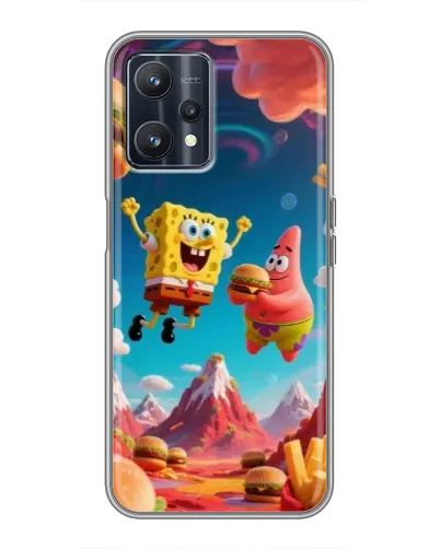 Чехол для Realme 9 с картинкой «Космический фастфуд» Чехол для Realme 9 с картинкой «Космический фастфуд»