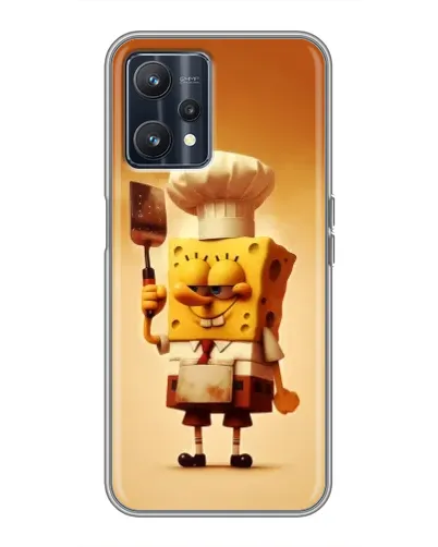 Чехол для Realme 9 с картинкой «Губка Боб повар» Чехол для Realme 9 с картинкой «Губка Боб повар»