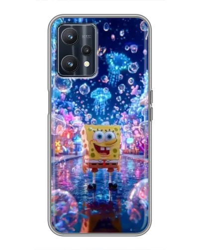 Чехол для Realme 9 с картинкой «Неоновый океан» Чехол для Realme 9 с картинкой «Неоновый океан»