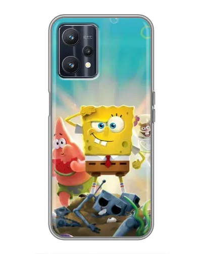 Чехол для Realme 9 с картинкой «Спанч Боб победитель» Чехол для Realme 9 с картинкой «Спанч Боб победитель»