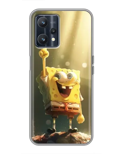 Чехол для Realme 9 с картинкой «Сияющий Спанч Боб» Чехол для Realme 9 с картинкой «Сияющий Спанч Боб»