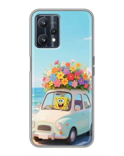 Чехол для Realme 9 с картинкой «Автомобильное путешествие» Чехол для Realme 9 с картинкой «Автомобильное путешествие»