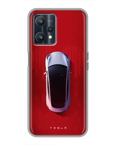 Чохол для Realme 9 з картинкою «Tesla Top View»