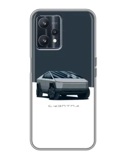 Чохол для Realme 9 з картинкою «Сріблястий Cybertruck Tesla» Чохол для Realme 9 з картинкою «Сріблястий Cybertruck Tesla»