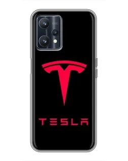 Чохол для Realme 9 з картинкою «Tesla Red Logo» Чохол для Realme 9 з картинкою «Tesla Red Logo»