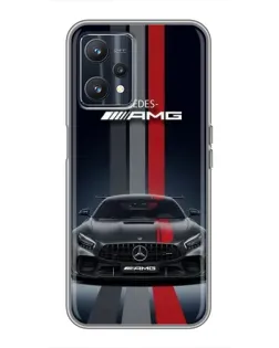 Чохол для Realme 9 з картинкою «Mercedes — білий карбон» Чохол для Realme 9 з картинкою «Mercedes — білий карбон»