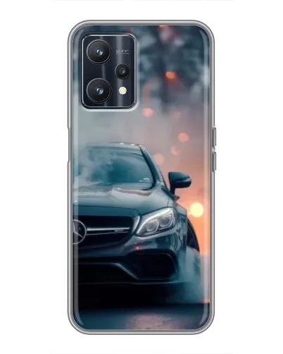 Чохол для Realme 9 з картинкою «Mercedes — нічне місто»