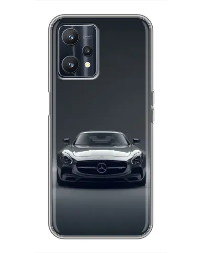 Чохол для Realme 9 з картинкою «Mercedes на чорному»