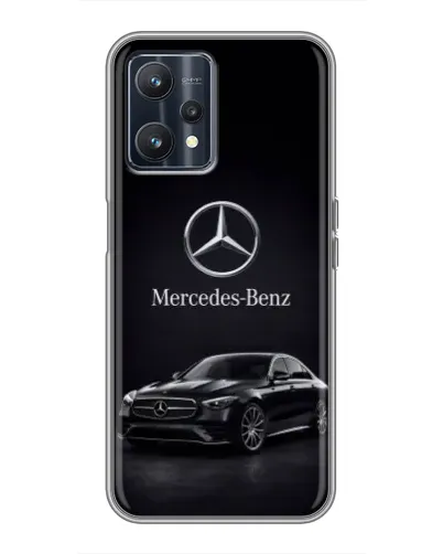 Чохол для Realme 9 з картинкою «Mercedes — решітка радіатора»
