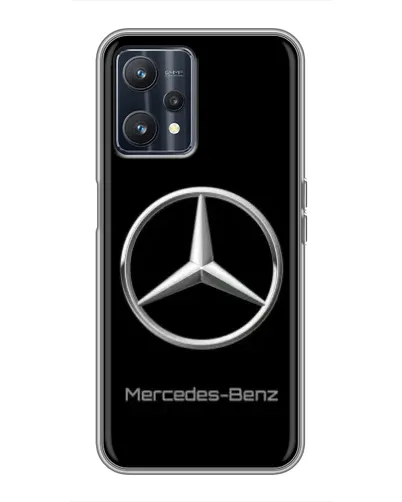 Чохол для Realme 9 з картинкою «Mercedes Silver Logo»