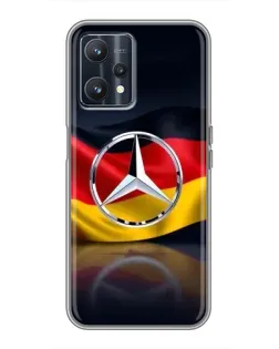 Чохол для Realme 9 з картинкою «Mercedes — прапор Німеччини»
