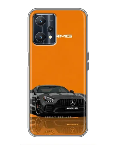 Чохол для Realme 9 з картинкою «Помаранчевий Mercedes AMG»