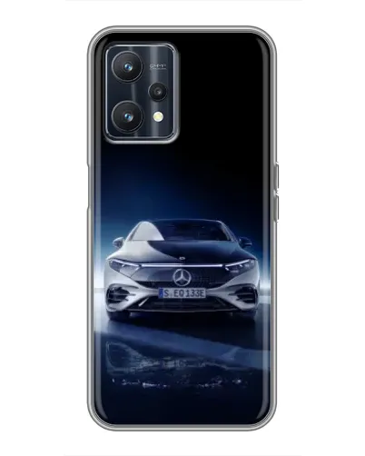 Чохол для Realme 9 з картинкою «Нічний Mercedes EQ»