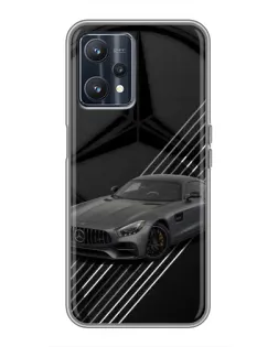Чохол для Realme 9 з картинкою «Mercedes AMG — графіка»