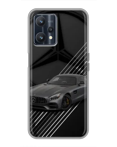 Чохол для Realme 9 з картинкою «Mercedes AMG — графіка»