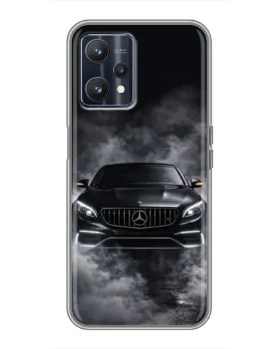 Чохол для Realme 9 з картинкою «Mercedes у диму»