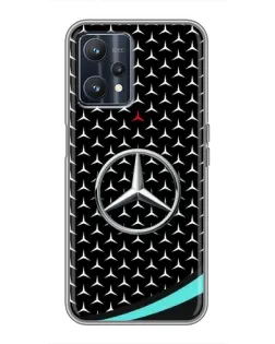 Чохол для Realme 9 з картинкою «Mercedes — бірюзовий акцент»