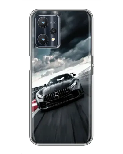 Чохол для Realme 9 з картинкою «Гоночний Mercedes AMG»