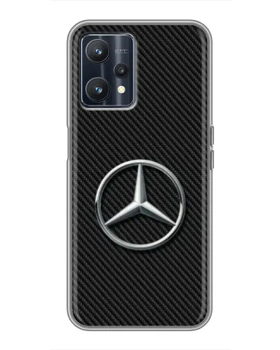 Чехол для Realme 9 с картинкой «Карбоновый Mercedes стиль» Чехол для Realme 9 с картинкой «Карбоновый Mercedes стиль»