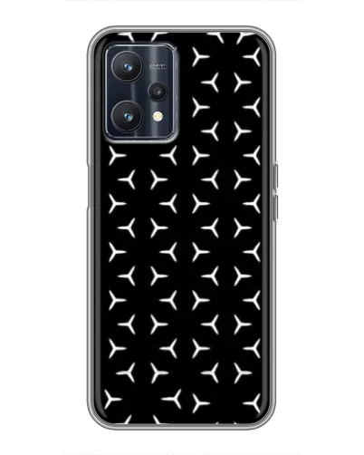 Чехол для Realme 9 с картинкой «Mercedes паттерн звезд» Чехол для Realme 9 с картинкой «Mercedes паттерн звезд»